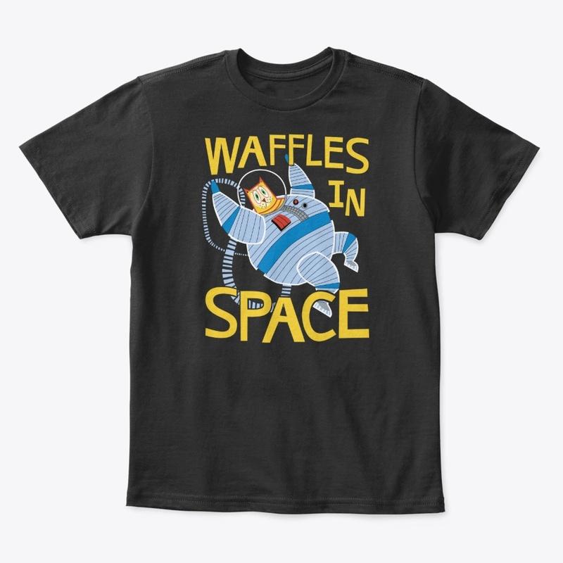 Waffles in Space Tee Shirt