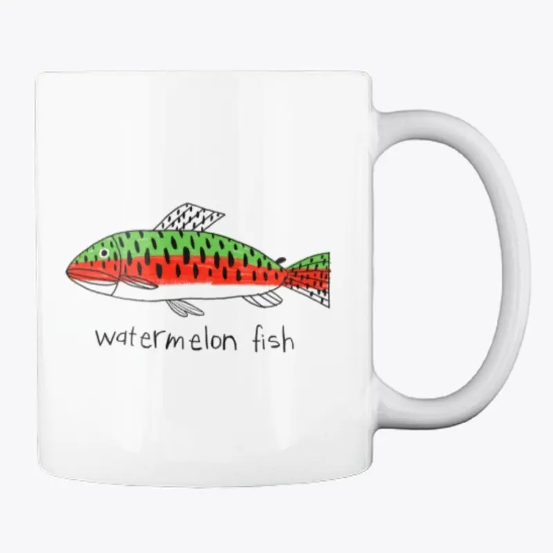 Watermelon Fish Mug